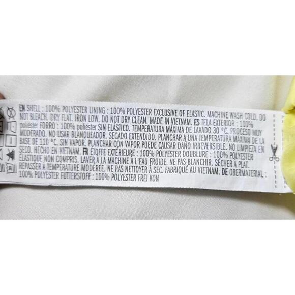 Forever 21 Women's Yellow Hooded Lightweight Jacket Windbreaker Small - Picture 4 of 6